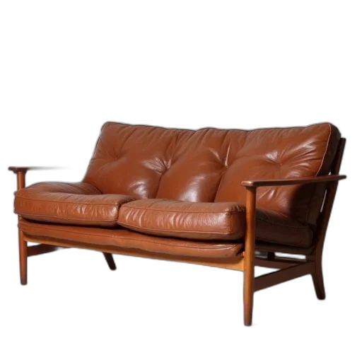 furniture, 3d render, photorealistic, danish transparent PNG cut-out