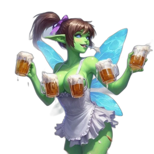 fantasy art, concept art, pixel art, anime transparent PNG cut-out
