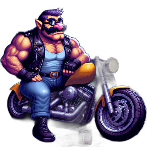 car, jacket, pixel art, concept art transparent PNG cut-out