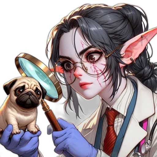 staff, animal, fantasy art, concept art transparent PNG cut-out