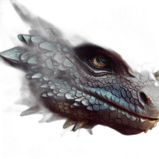 dragon, creature, animal, mask transparent PNG cut-out