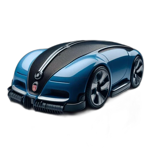 car, 3d render, concept art, photorealistic transparent PNG cut-out