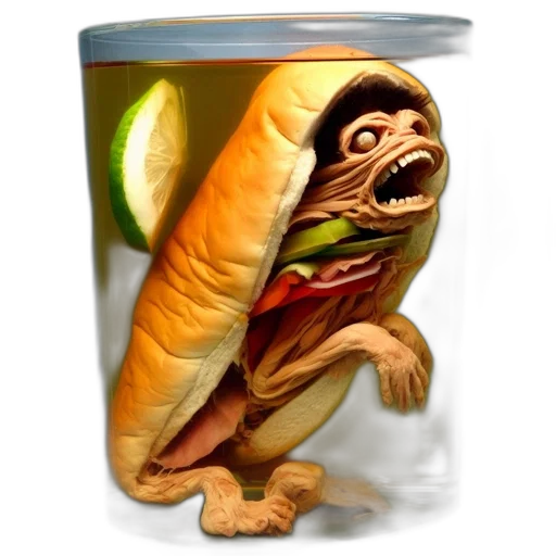food, creature, animal, concept art transparent PNG cut-out