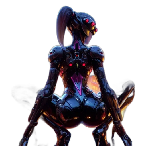 robot, dress, creature, mask transparent PNG cut-out