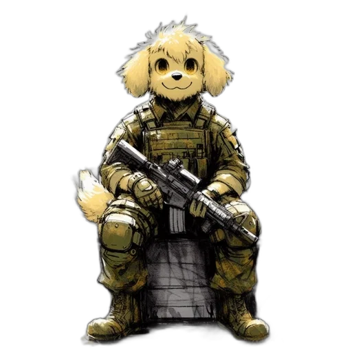 staff, animal, weapon, robot transparent PNG cut-out