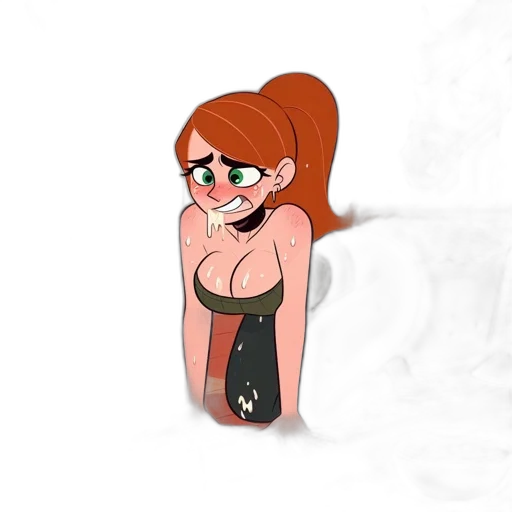 dress, jewelry, staff, cartoon transparent PNG cut-out