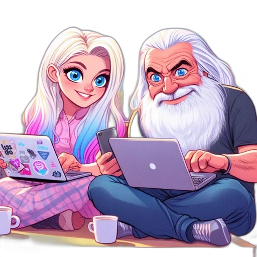 fantasy art, concept art, cartoon, pixel art transparent PNG cut-out