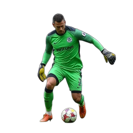 man, utched, goalkeeper, ruben transparent PNG cut-out