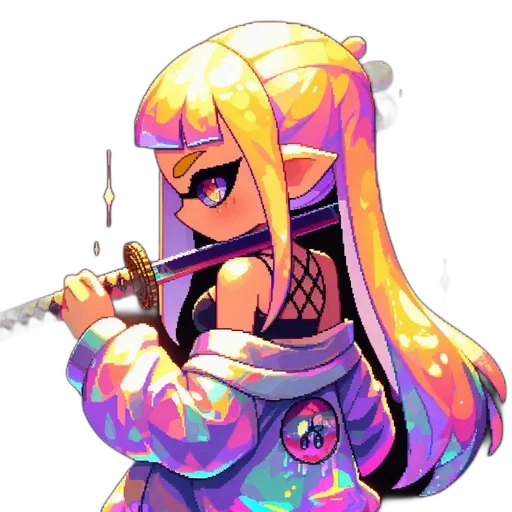 weapon, staff, sword, jacket transparent PNG cut-out