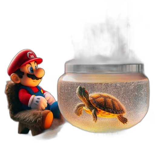 animal, creature, concept art, 3d render transparent PNG cut-out