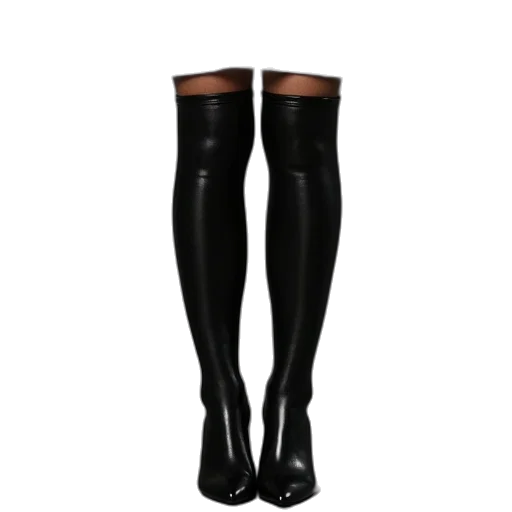 black, stocking, two, sided transparent PNG cut-out