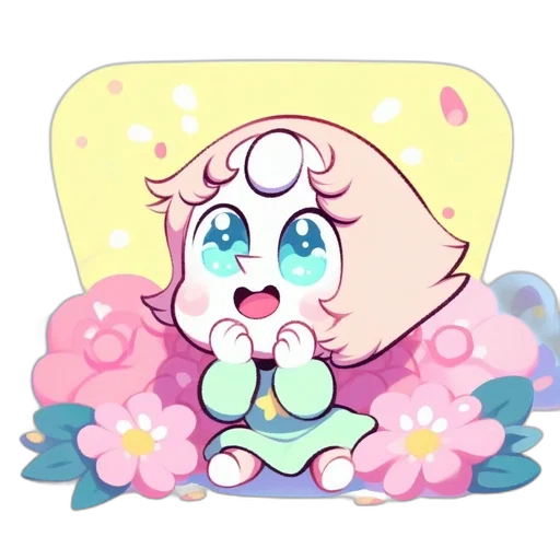 creature, staff, flower, crown transparent PNG cut-out