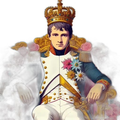 crown, face, staff, photorealistic transparent PNG cut-out