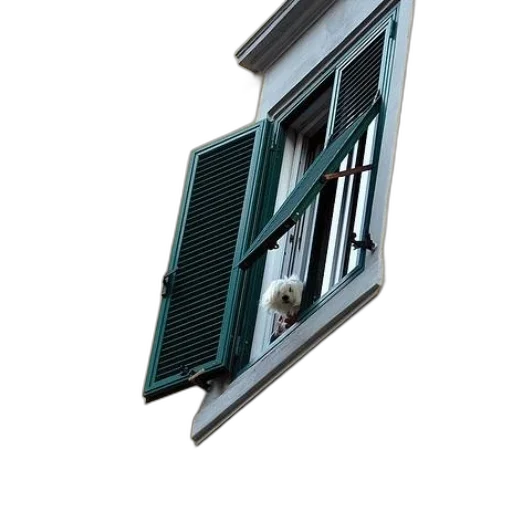 building, face, umbrella, 3d render transparent PNG cut-out