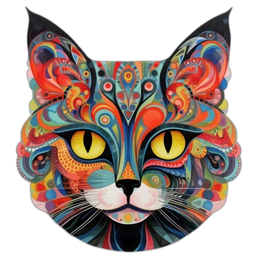 mask, animal, jewelry, photorealistic transparent PNG cut-out