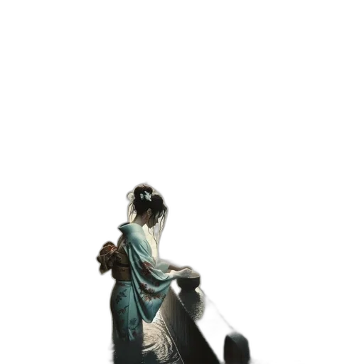 dress, dragon, sword, staff transparent PNG cut-out