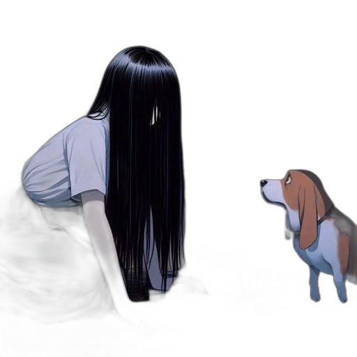 hair, creature, animal, dress transparent PNG cut-out