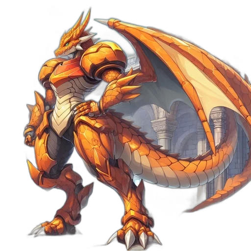 dragon, animal, creature, concept art transparent PNG cut-out
