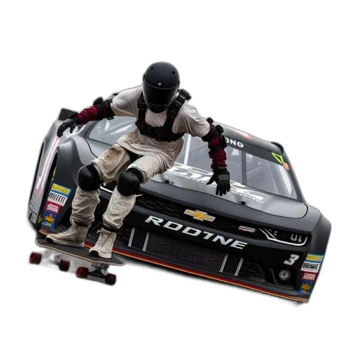 robot, car, concept art, 3d render transparent PNG cut-out