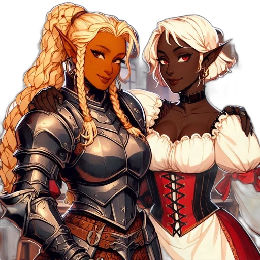 fantasy art, concept art, comic book art, pixel art transparent PNG cut-out