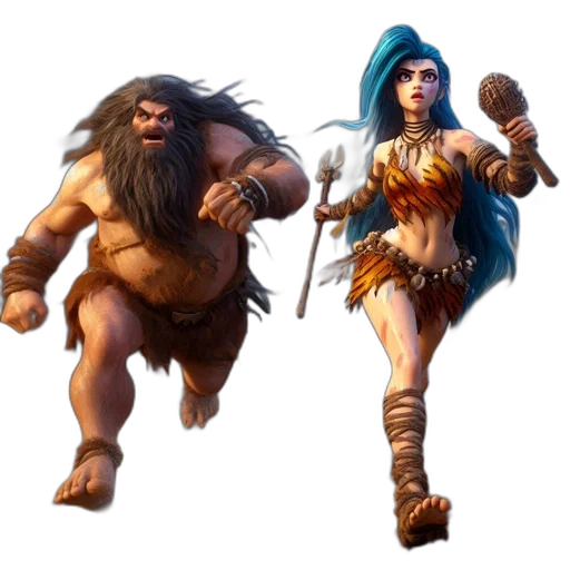 concept art, fantasy art, 3d render, comic book art transparent PNG cut-out