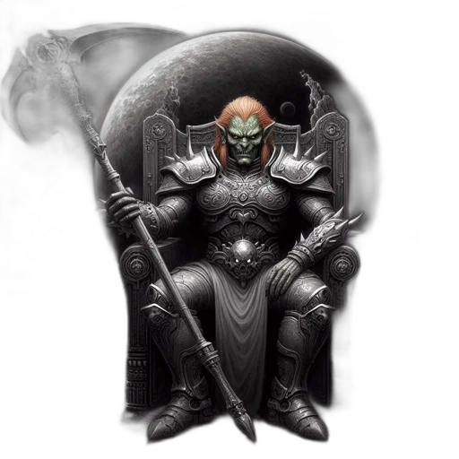 mask, staff, concept art, fantasy art transparent PNG cut-out
