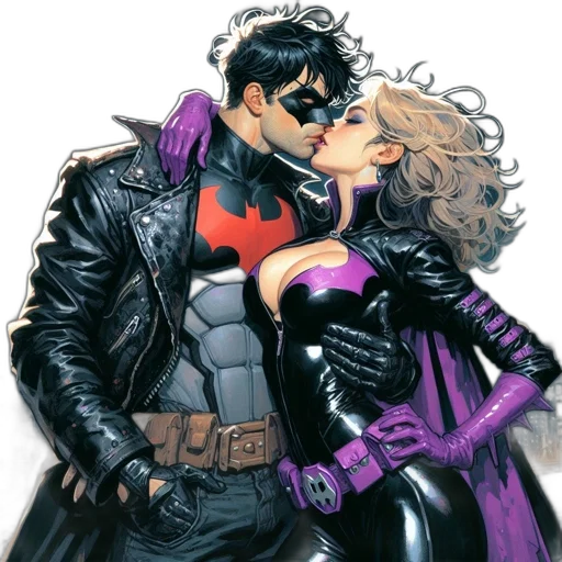 jacket, comic book art, concept art, dark transparent PNG cut-out