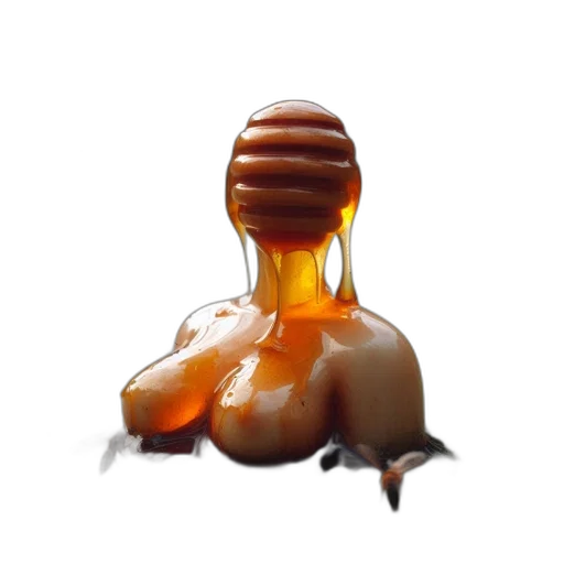 bottle, food, crown, 3d render transparent PNG cut-out