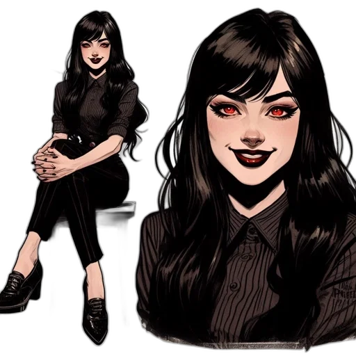 comic book art, concept art, cartoon, fantasy art transparent PNG cut-out