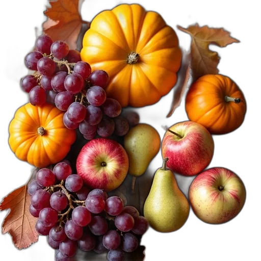 food, photorealistic, oil painting, watercolor transparent PNG cut-out