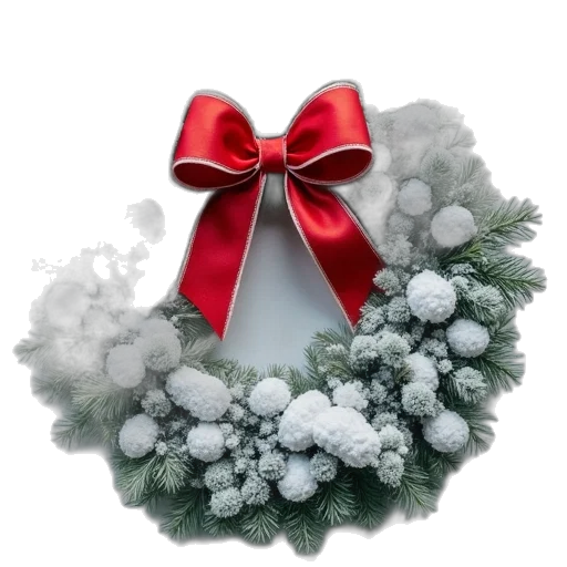 photorealistic, 3d render, snow, covered transparent PNG cut-out
