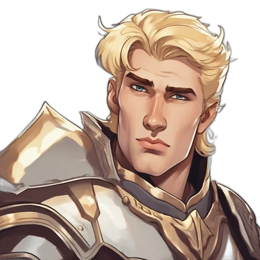 face, sword, staff, fantasy art transparent PNG cut-out