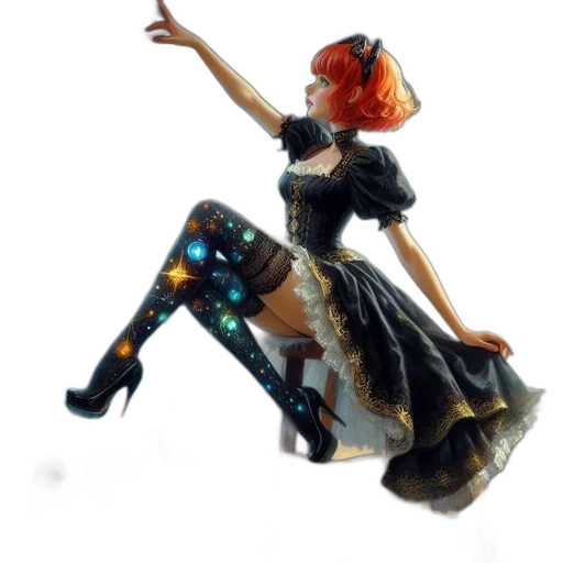 staff, dress, weapon, jewelry transparent PNG cut-out