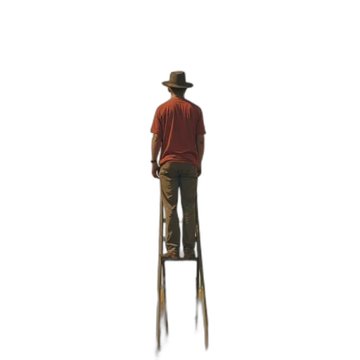 staff, hat, robot, furniture transparent PNG cut-out