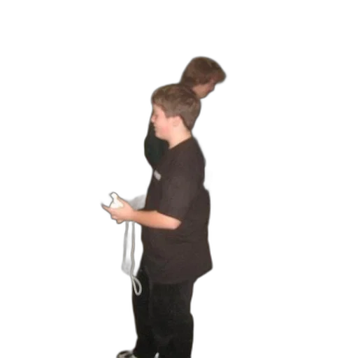 staff, hat, jacket, hair transparent PNG cut-out