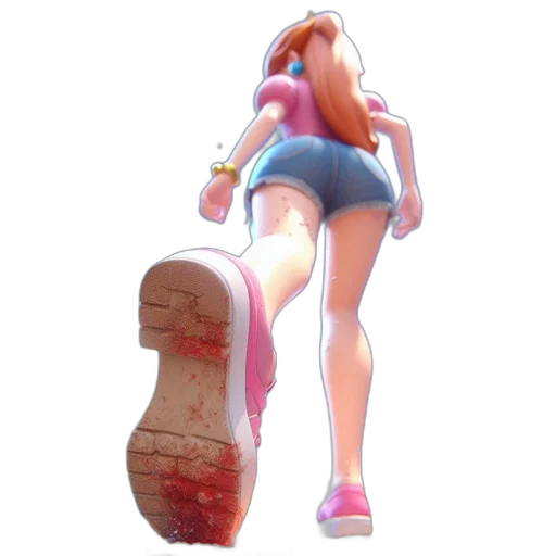 shoes, dress, weapon, staff transparent PNG cut-out