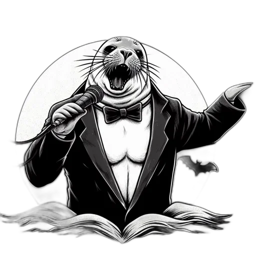 animal, jacket, mask, staff transparent PNG cut-out