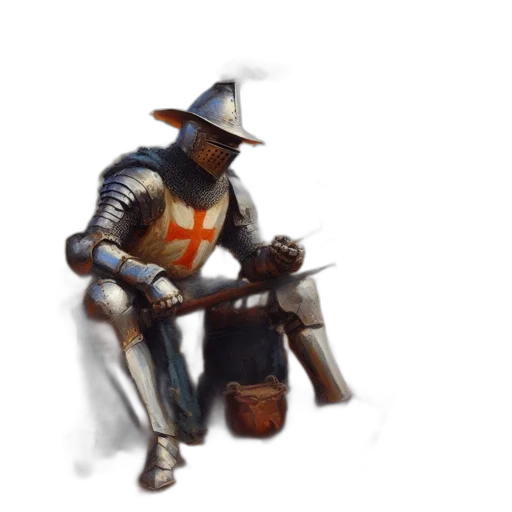 sword, staff, weapon, hat transparent PNG cut-out