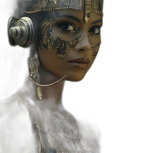 mask, jewelry, robot, crown transparent PNG cut-out