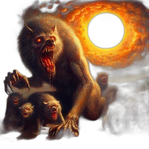 creature, concept art, fantasy art, photorealistic transparent PNG cut-out