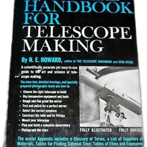book, titled, handbook, telescope transparent PNG cut-out