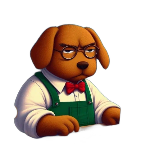 staff, animal, face, robot transparent PNG cut-out