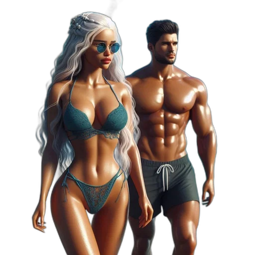 fantasy art, concept art, comic book art, 3d render transparent PNG cut-out