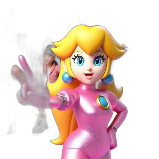 dress, weapon, staff, 3d render transparent PNG cut-out