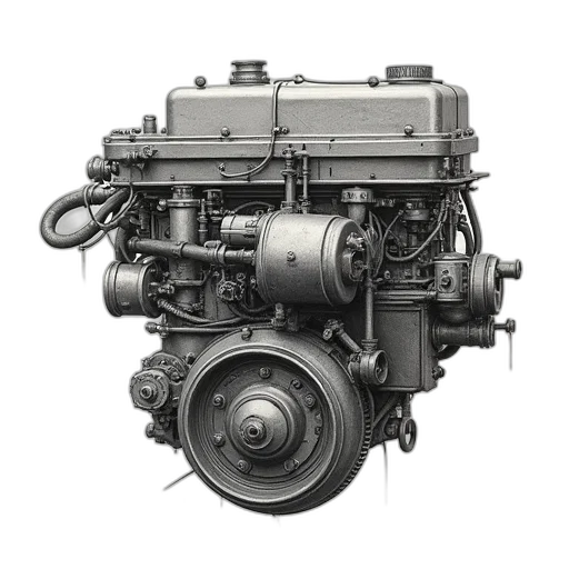 car, robot, weapon, 3d render transparent PNG cut-out