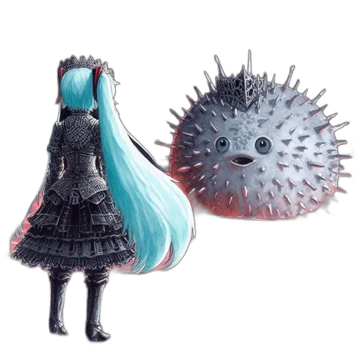 creature, weapon, dress, mask transparent PNG cut-out
