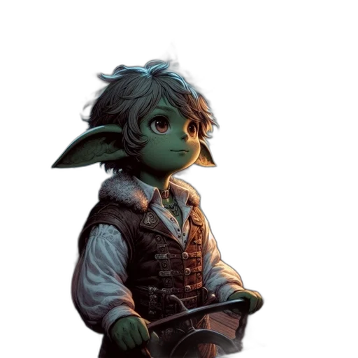 staff, mask, creature, face transparent PNG cut-out