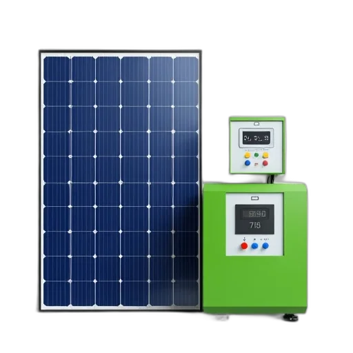 solar, panel, system, displayed transparent PNG cut-out