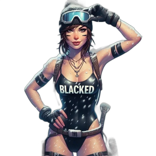jacket, weapon, staff, cyberpunk transparent PNG cut-out