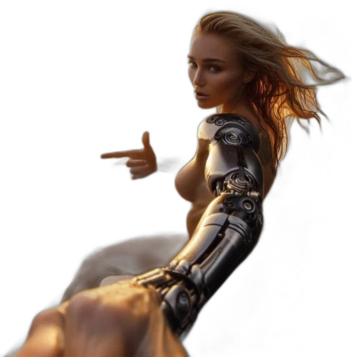 dragon, sword, weapon, robot transparent PNG cut-out